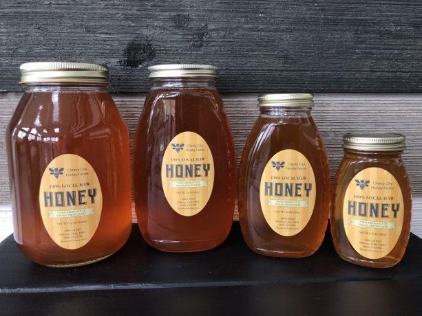 raw honey sold by the pound