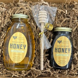 Traditional & Buckwheat Honey Gift Box – Classic Local Honey Collection