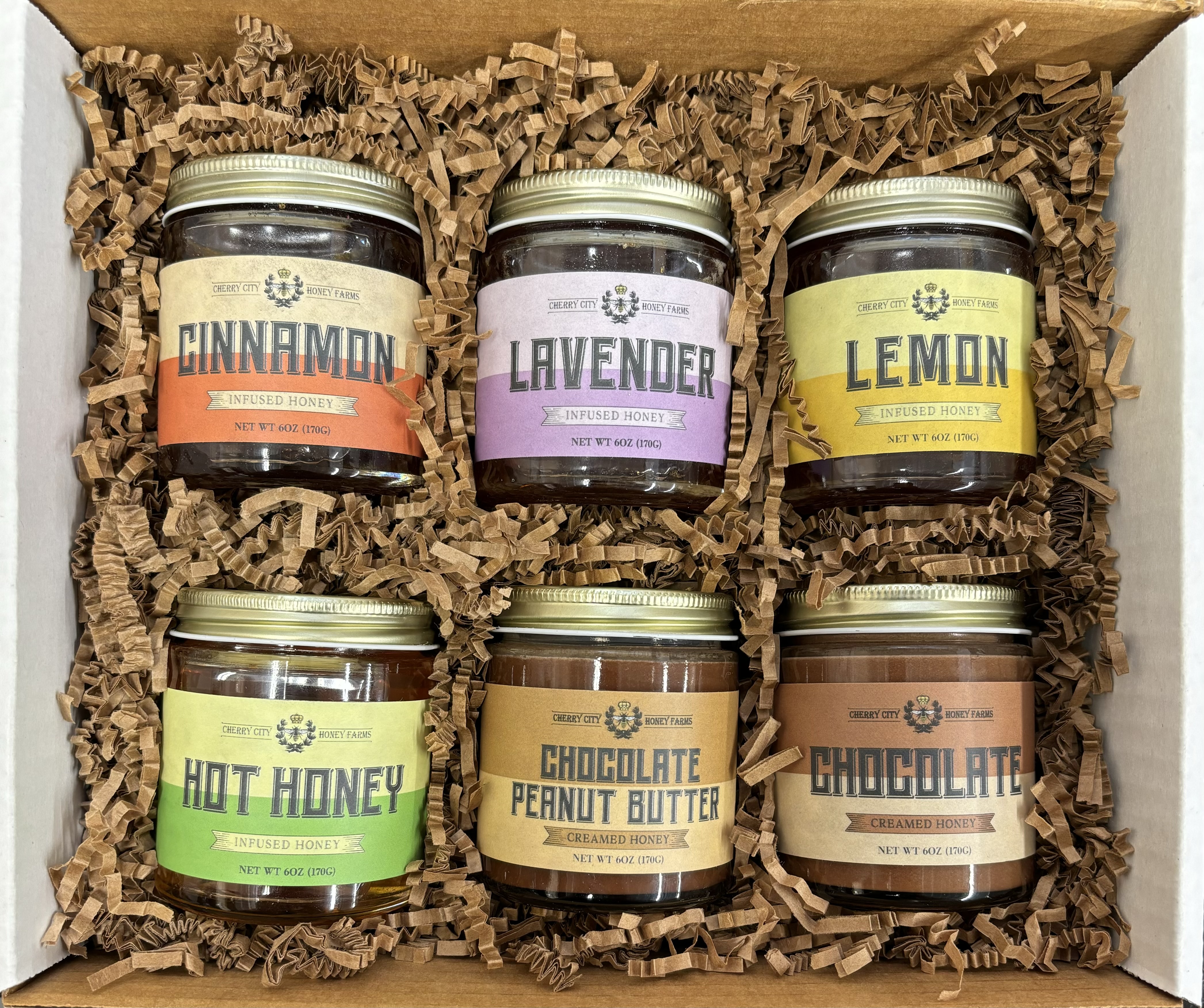 Specialty Honey Build a Box of 6 – Custom Gift Box