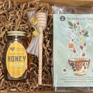 Wellness Tea Gift Box – Organic Tea and Local Honey Gift Set