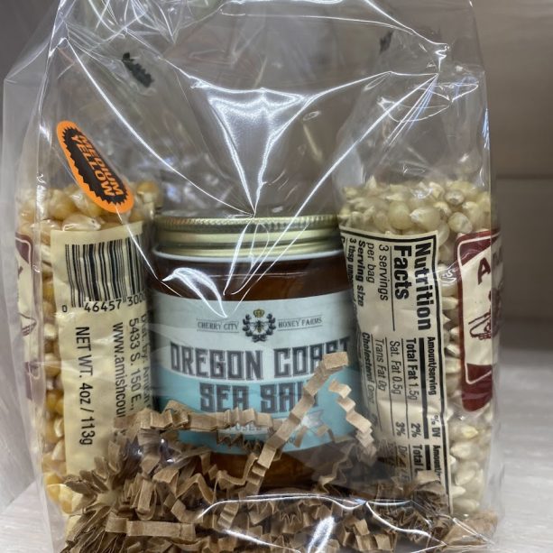 honey and popcorn gift set